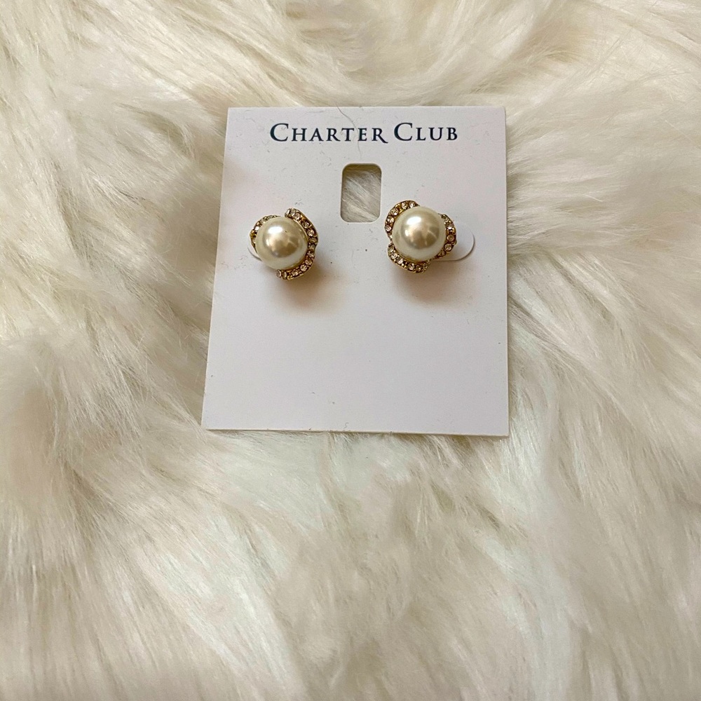 Charter Club Pearl Studs